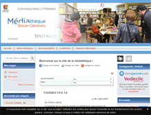 Tablet Screenshot of mediatheque-conflans.fr